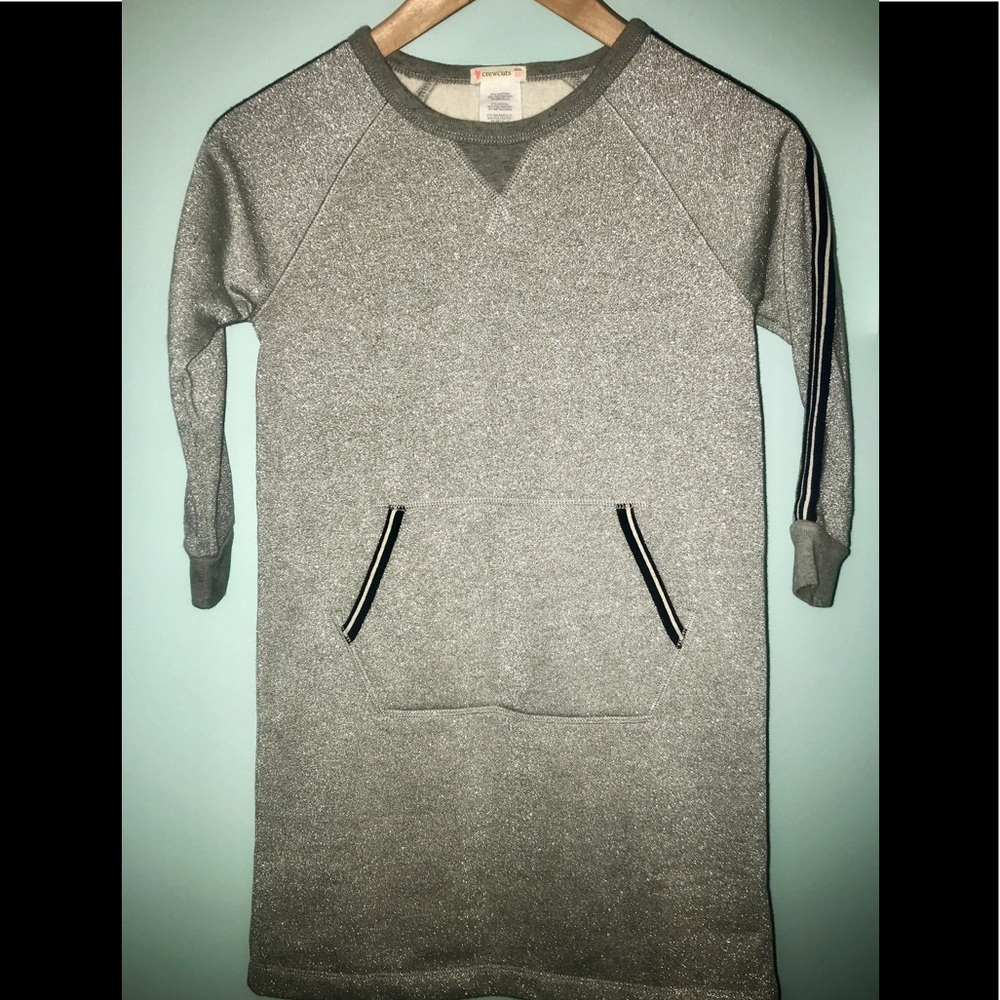 CrewCuts Girls Size 10 metallic sweater dress
